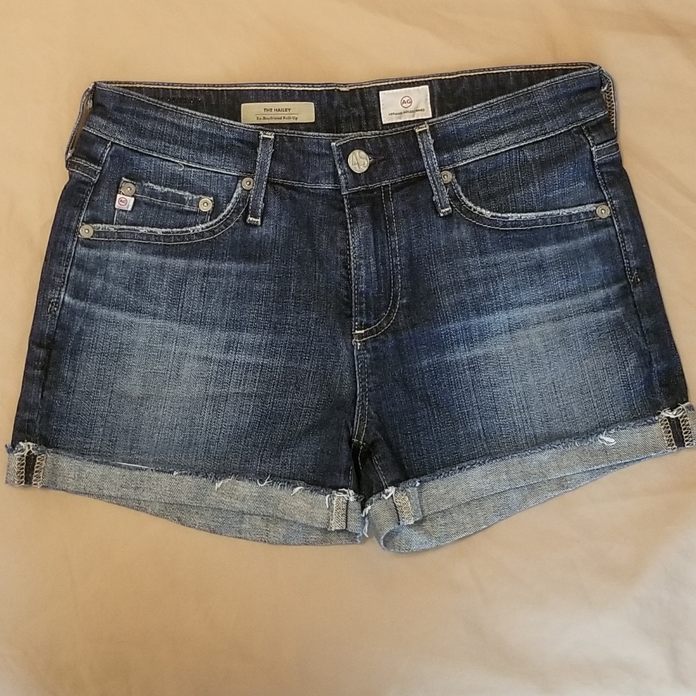 AG THE HAILEY EX BOYFRIEND SHORTS SZ 25